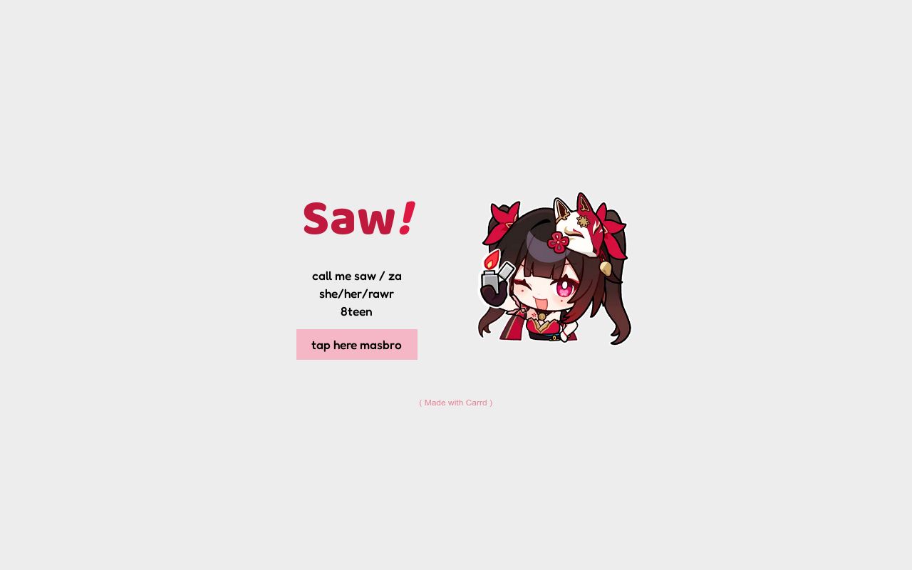Carrd profile picture for @sawiw